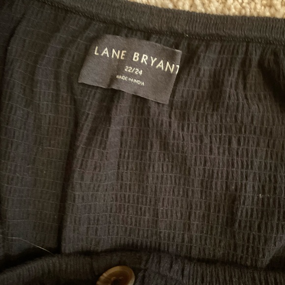 ✨🌸 Lane Bryant Women Relaxed Crop Cap-Sleeve Square-Neck Top Size 22/24 EUC - Picture 6 of 10